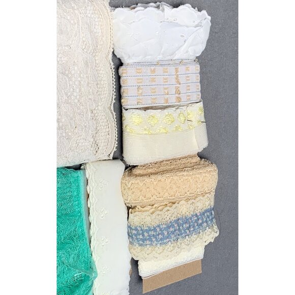 70 yards 11" Assorted Lace Trim Rolls for Sewing & Crafts Vintage - Picture 6 of 12